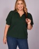 Forest Green Collared Blouse