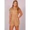 Tan Double Pocket Romper