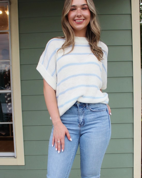 Striped Sweater Top