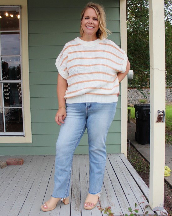 Striped Sweater Top