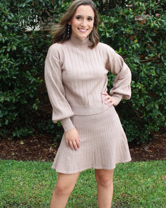 Cozy Sweater and Skirt Set