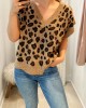 Cozy Leopard Sweater Vest