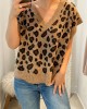 Cozy Leopard Sweater Vest