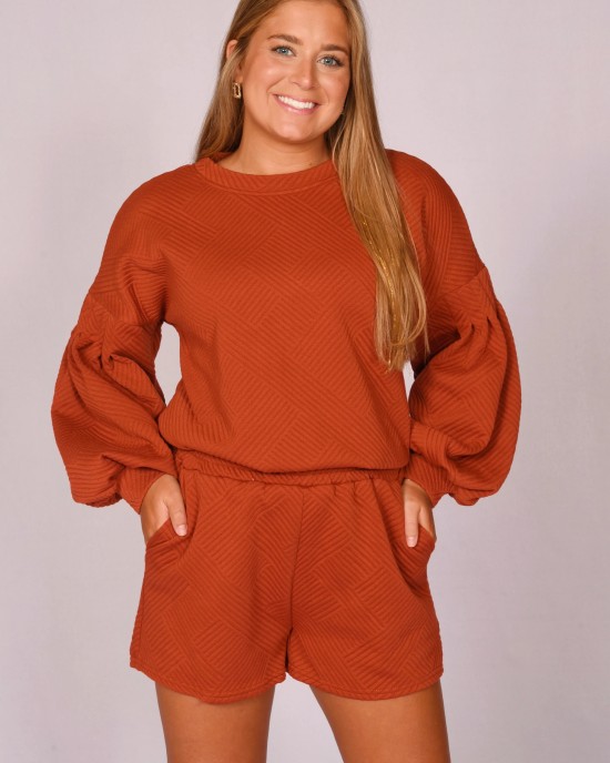 Rust Long Sleeve Set