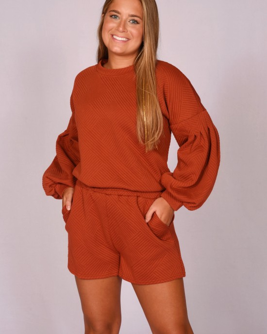 Rust Long Sleeve Set