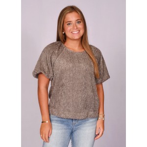 Subtle Sparkle Versatile Top